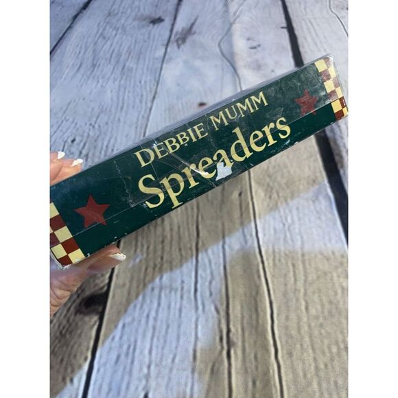 VTG 1999 Boston Warehouse Debbie Mumm Christmas Snowman Spreaders - Pack of 4 - Picture 5 of 9